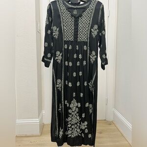 Indian Lucknowi silk satin kurti